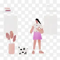 呆在家里 女人 水彩画-空若网 呆在家里 女人 水彩画-空若网