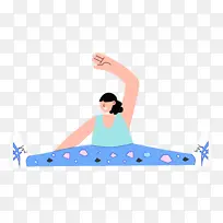 运动 水彩画 绘画-空若网 运动 水彩画 绘画-空若网