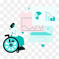 轮椅 人 绘画-空若网 轮椅 人 绘画-空若网