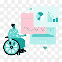 轮椅 人物 绘画-空若网 轮椅 人物 绘画-空若网