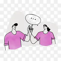 聊天 水彩画 油漆-空若网 聊天 水彩画 油漆-空若网