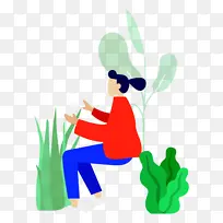 坐姿 卡通 素描-空若网 坐姿 卡通 素描-空若网