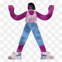 举起手来 服装 薰衣草-空若网 举起手来 服装 薰衣草-空若网