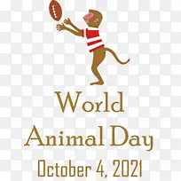世界动物日 动物日 标志-空若网 世界动物日 动物日 标志-空若网