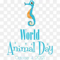 世界动物日 动物日 标志-空若网 世界动物日 动物日 标志-空若网