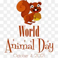 世界动物日 动物日 标志-空若网 世界动物日 动物日 标志-空若网