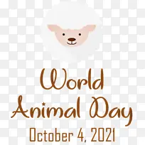 世界动物日 动物日 标志-空若网 世界动物日 动物日 标志-空若网