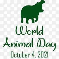 世界动物日 动物日 标志-空若网 世界动物日 动物日 标志-空若网
