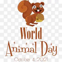 世界动物日 动物日 标志-空若网 世界动物日 动物日 标志-空若网