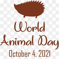世界动物日 动物日 标志-空若网 世界动物日 动物日 标志-空若网