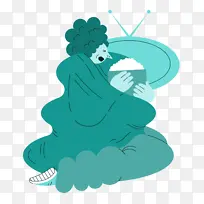 卡通 绿色 树木-空若网 卡通 绿色 树木-空若网