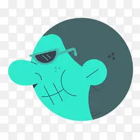 阿凡达 卡通 绿色-空若网 阿凡达 卡通 绿色-空若网