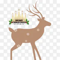 圣诞快乐 新年快乐 驯鹿-空若网 圣诞快乐 新年快乐 驯鹿-空若网