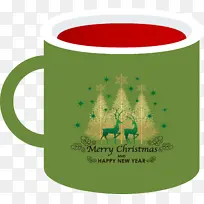 圣诞快乐 新年快乐 杯子-空若网 圣诞快乐 新年快乐 杯子-空若网