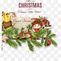 圣诞快乐 新年快乐 装饰品-空若网 圣诞快乐 新年快乐 装饰品-空若网