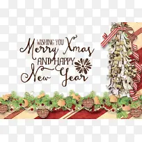 圣诞快乐 新年快乐 水彩-空若网 圣诞快乐 新年快乐 水彩-空若网