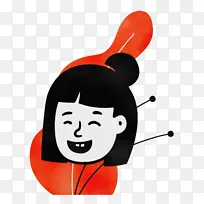 快乐牙齿 水彩画 颜料-空若网 快乐牙齿 水彩画 颜料-空若网