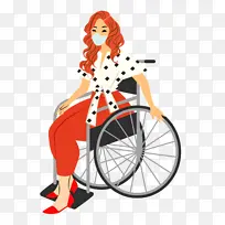 坐着 轮椅 时尚设计-空若网 坐着 轮椅 时尚设计-空若网