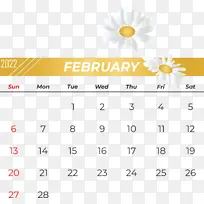 线条 日历 黄色-空若网 线条 日历 黄色-空若网