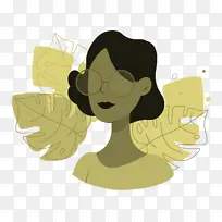 卡通 植物 黄色-空若网 卡通 植物 黄色-空若网