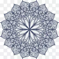 对称图案-指甲花-空若网 对称图案-指甲花-空若网