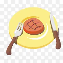 手绘牛排-空若网 手绘牛排-空若网