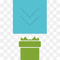 箭头下拉按钮-空若网 箭头下拉按钮-空若网