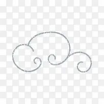 卡通手绘线条祥云-空若网 卡通手绘线条祥云-空若网