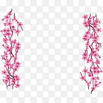 粉红浪漫樱花树枝-空若网 粉红浪漫樱花树枝-空若网