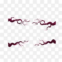 樱花节树枝装饰框-空若网 樱花节树枝装饰框-空若网