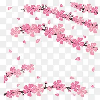 浪漫粉红樱花树枝-空若网 浪漫粉红樱花树枝-空若网