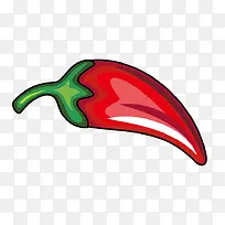 卡通手绘辣椒红色-空若网 卡通手绘辣椒红色-空若网