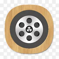 木质手机APP视频图标-空若网 木质手机APP视频图标-空若网