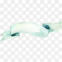 卡通手绘梦幻彩带蓝色-空若网 卡通手绘梦幻彩带蓝色-空若网