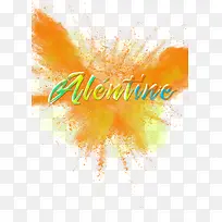 彩色喷洒艺术字体-空若网 彩色喷洒艺术字体-空若网