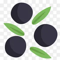 扁平化油橄榄元素图标设计矢量图-空若网 扁平化油橄榄元素图标设计矢量图-空若网