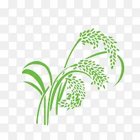 手绘农作物稻穗素材-空若网 手绘农作物稻穗素材-空若网