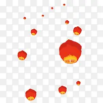 手绘卡通中秋节彩灯-空若网 手绘卡通中秋节彩灯-空若网