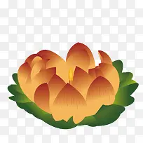 手绘卡通中元节莲花灯-空若网 手绘卡通中元节莲花灯-空若网