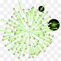 新年绿色烟花素材图片ai矢量元素-空若网 新年绿色烟花素材图片ai矢量元素-空若网