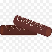 褐色巧克力棒食物-空若网 褐色巧克力棒食物-空若网