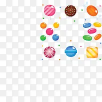多彩的节日卡通糖果-空若网 多彩的节日卡通糖果-空若网