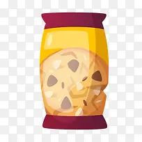 卡通简约美食零食装饰广告设计-空若网 卡通简约美食零食装饰广告设计-空若网