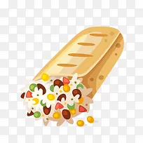 卡通简约美食零食装饰广告设计-空若网 卡通简约美食零食装饰广告设计-空若网