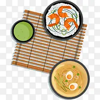 卡通简约美食装饰广告设计面条-空若网 卡通简约美食装饰广告设计面条-空若网