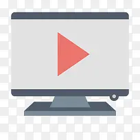 简约扁平化设计卡通显示器-空若网 简约扁平化设计卡通显示器-空若网