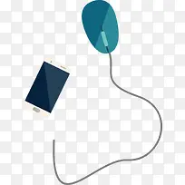 鼠标手机png矢量素材-空若网 鼠标手机png矢量素材-空若网