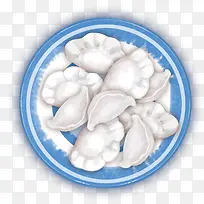 盘子里的食物饺子-空若网 盘子里的食物饺子-空若网