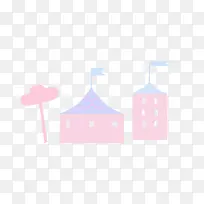 彩色渐变扁平房子-空若网 彩色渐变扁平房子-空若网