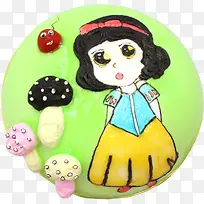 白雪公主蛋糕-空若网 白雪公主蛋糕-空若网